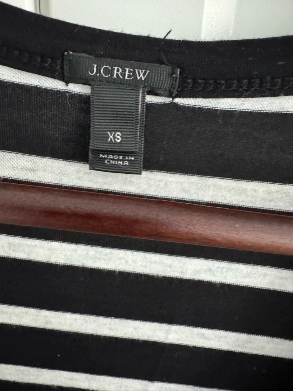 J. Crew Black and White Striped Sleeveless Maxi Dress - Picture 4 of 4